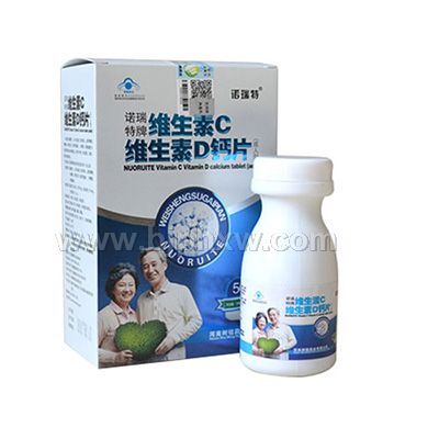 诺瑞特牌维生素C维生素D钙片 1.0g*100片