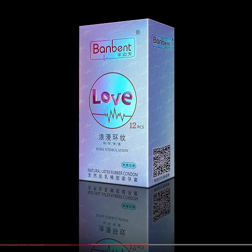 半边天浪漫环纹（避孕套、成人用品、安全套）