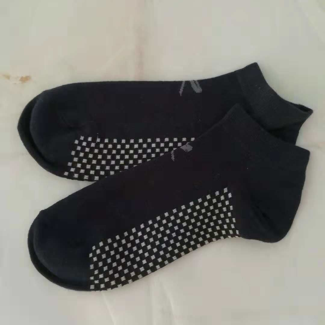 工厂定做导电能量袜纯棉隐形袜