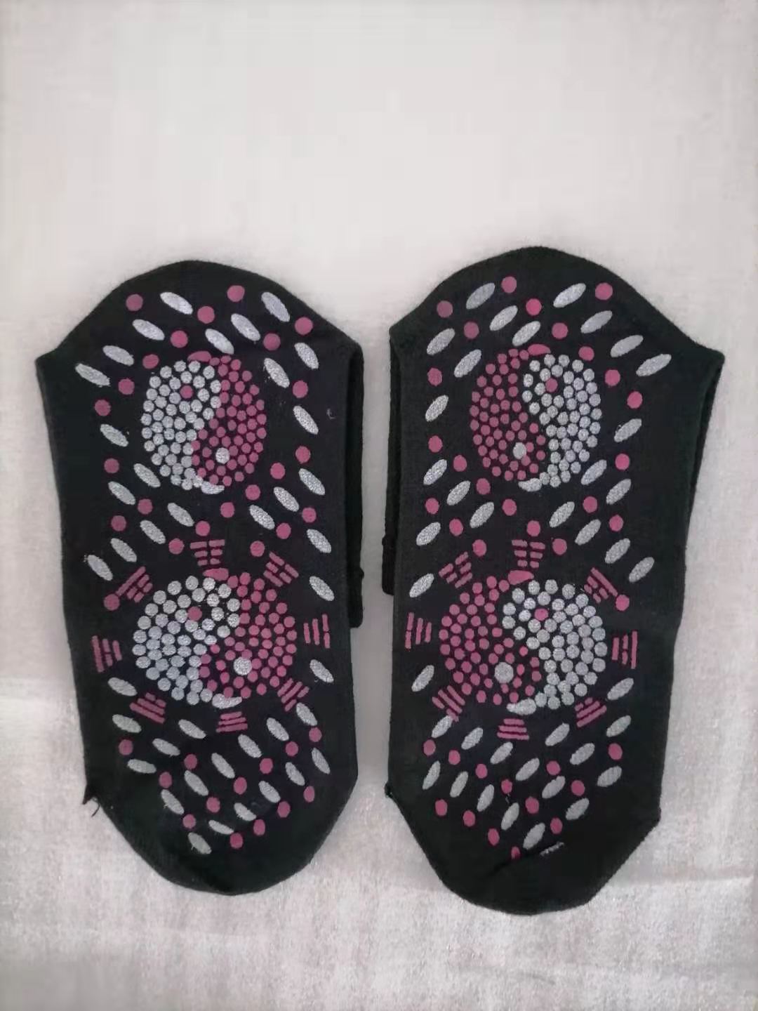 春秋款纯棉八卦涂点袜 托玛琳自发热袜 会销礼品袜子批发