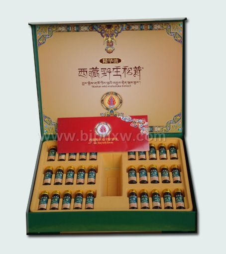 西藏野生松茸精华液会销礼盒