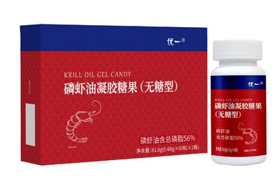 磷虾油凝胶糖果(无糖型)