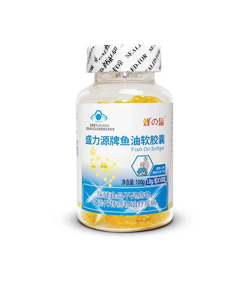 盛力源牌鱼油软胶囊 蜂溢 100粒