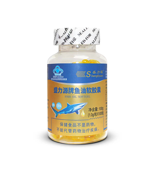 盛力源牌鱼油软胶囊 金标 100粒