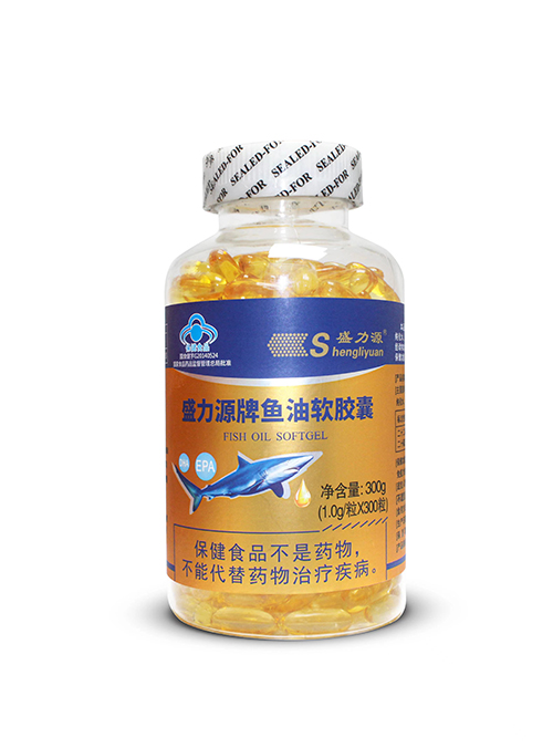盛力源牌鱼油软胶囊 金标 300粒