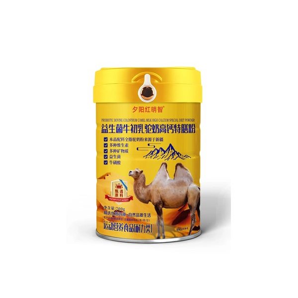 夕阳红明智益生菌牛初乳驼奶高钙特膳粉