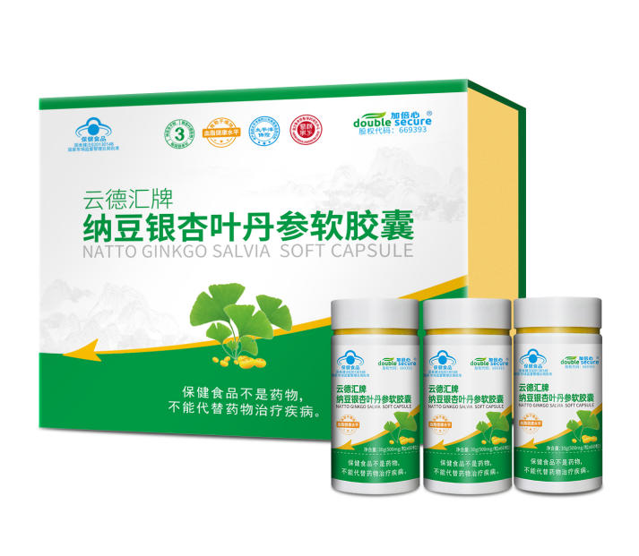 纳豆银杏叶丹参软胶囊