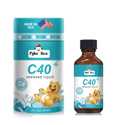 派克熊牌C40海藻饮液（钙滴剂）