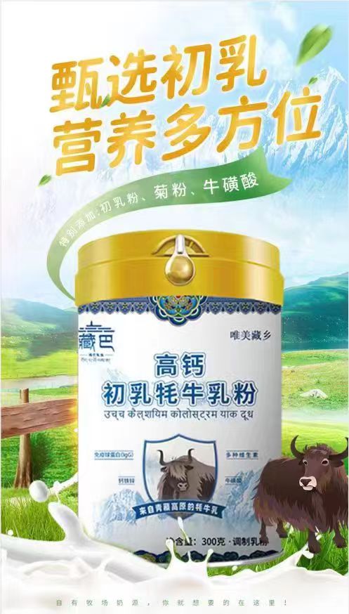 牦牛奶粉,高钙初乳牦牛乳粉